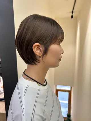 ショート hubhair レイヤー/透明感のヘアスタイル