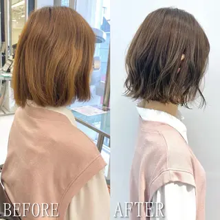 ショート カラー パーマ KONOMI スタイリストのヘアスタイル