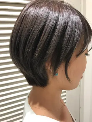 ショート 渋谷ハイトーン/ デザインカラー阿部のヘアスタイル