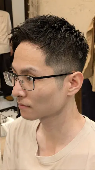 ショート 爰河 泰介のヘアスタイル