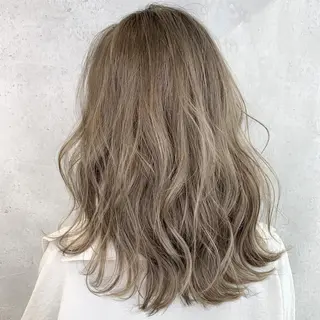 セミロング カラー パーマ ヘアアレンジ 💛カラー大人気💛 c i a t eのヘアスタイル