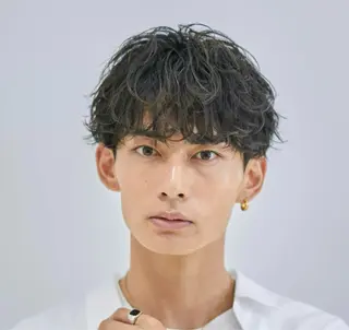 ショート パーマ メンズ 【メンズ特化】 池田大成✂︎のヘアスタイル