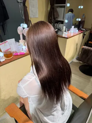 ロング カラー 心愛🐈⬛🩶 studio qのヘアスタイル