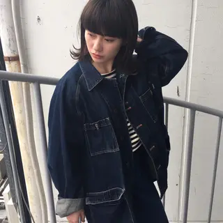 ミディアム カラー パーマ SUZUKI KEISUKEのヘアスタイル