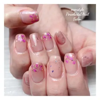 ミディアム ネイル 🐾enen style 🐾のネイルデザイン