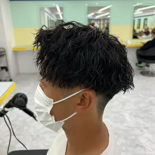 ショート カラー パーマ ヘアアレンジ メンズ キッズ ネイル マツエク・マツパ アイブロウ 🔷横浜1のパーマ 職人🔷将太郎のヘアスタイル