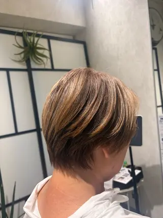 ショート 馬場 彩のヘアスタイル
