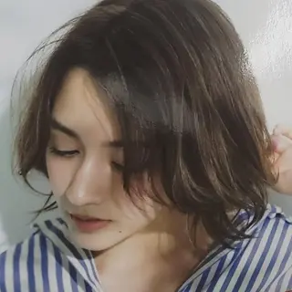 ショート カラー spa hair ark 富井直美のヘアスタイル