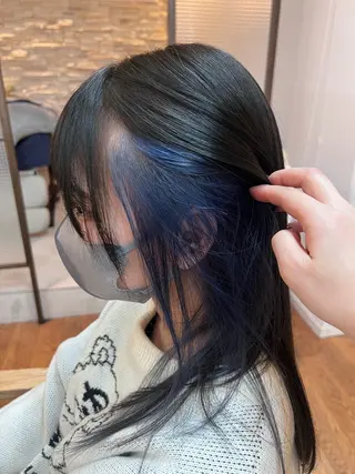 ロング カラー ✂︎HITOMI✂︎ 副店長のヘアスタイル