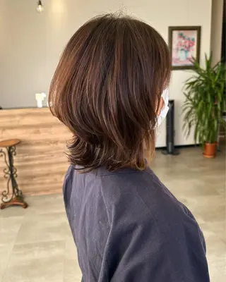 セミロング RONDEL 伽那のヘアスタイル