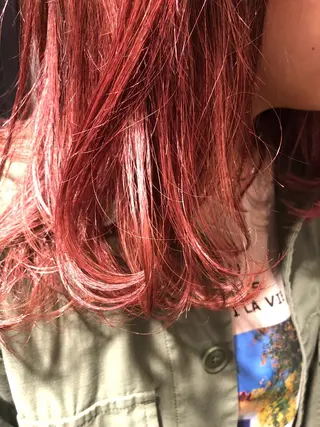 ミディアム カラー stylist 杉浦駿生のヘアスタイル