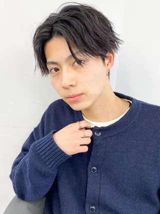 パーマ メンズ 韓国風メンズヘア💫 ツイスパ💫saraのヘアスタイル