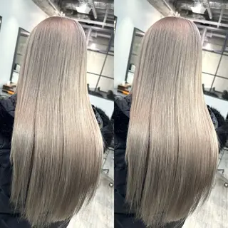 ロング バレイヤージュ ボブ🌈ナツヤのヘアスタイル