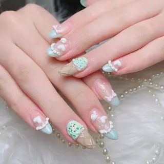 ネイル Sora nail 長さ出し専門店のネイルデザイン