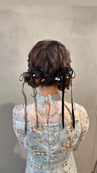 セミロング ヘアアレンジ タナカ カナ🫧のヘアスタイル