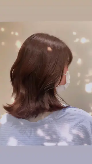 ミディアム Yuka ∥ 深層筋 ×睡眠改善ヘッドスパのヘアスタイル