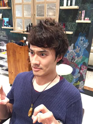 パーマ メンズ メンズ指名多数!! 田島史也のヘアスタイル