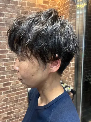 ショート パーマ 久木原 ゆりのヘアスタイル