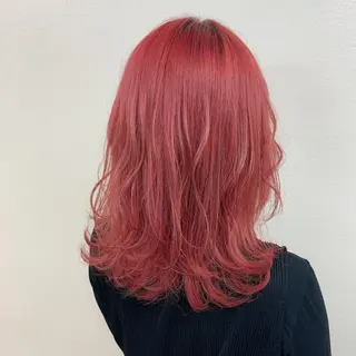 セミロング カラー NANAMI🩵 大人可愛い韓国ヘアのヘアスタイル