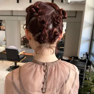 ショート ヘアセット/透明感 カラー/MIHO♡のヘアスタイル