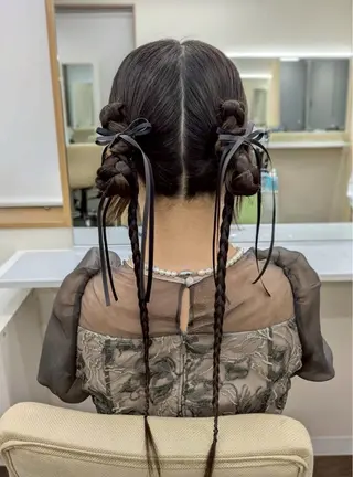 ヘアアレンジ YUMEYAKATA 五条店のヘアスタイル