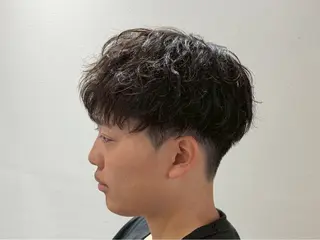 ショート パーマ メンズ 朝ラクパーマ 【SENA】のヘアスタイル