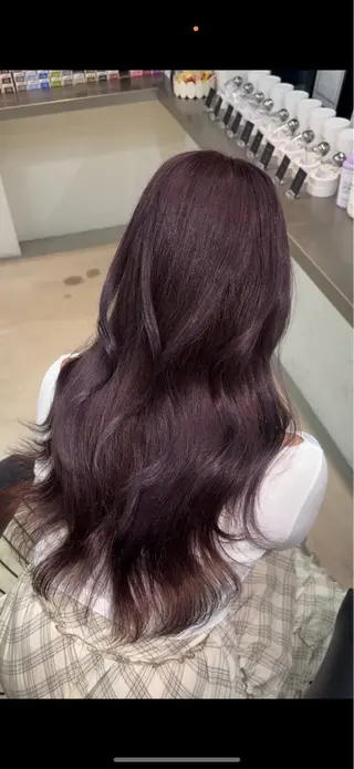 ロング カラー うる艶カラー 🪐💫serenaのヘアスタイル