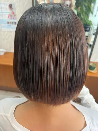 ショート 髪質改善/ストレート /艶髪/熊谷はつなのヘアスタイル