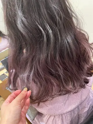 セミロング Zina 札幌 harukaのヘアスタイル