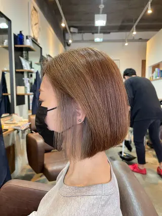 ミディアム nowhere ノーウェアのヘアスタイル