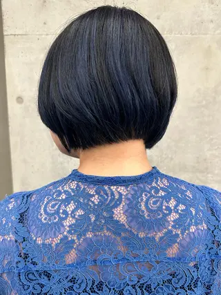 ショート カラー ボブ/ゆるふわ ボブパーマ/とういのヘアスタイル