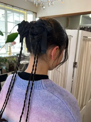 ロング 北本 美幸のヘアスタイル