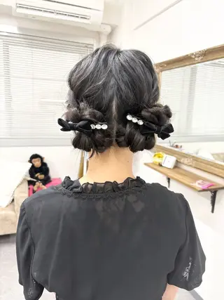 ヘアアレンジ ヘアサロン ミカヅキのヘアスタイル