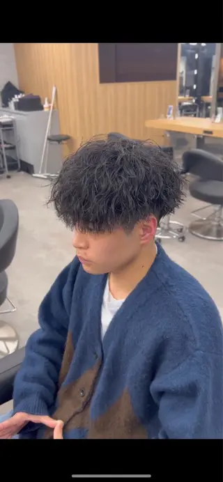 ショート カラー パーマ メンズ キッズ 🔥パーマ特化🔥 優馬のヘアスタイル