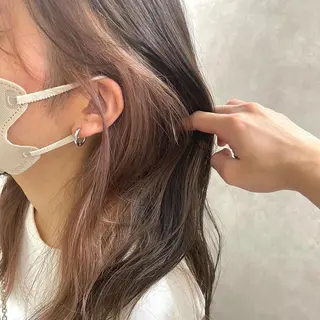 セミロング カラー 柏木 海斗のヘアスタイル