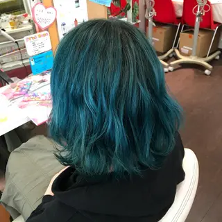 ミディアム カラー 櫻井 なんなのヘアスタイル