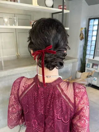 ヘアアレンジ 🫧札幌ブリーチなし 透明感カラーゆん🫧のヘアスタイル