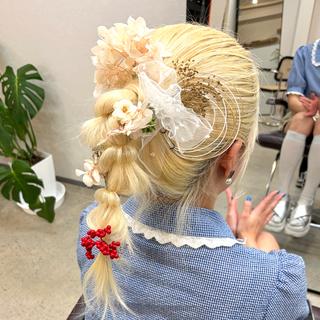 ヘアアレンジ 🎀【顔周りカット】 Mayu🎀のヘアスタイル