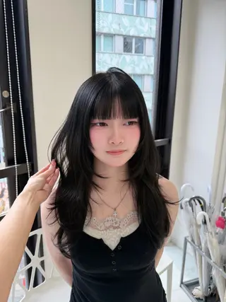 ロング カラー noa🎀美髪縮毛/ 透明感カラーのヘアスタイル