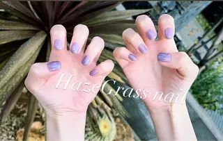 ショート HazeGrass NAILのネイルデザイン