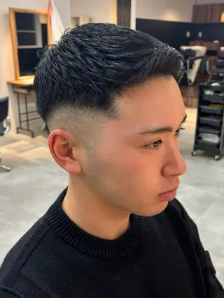 ショート メンズ 🔥フェードカット/ パーマ特化🔥/森のヘアスタイル