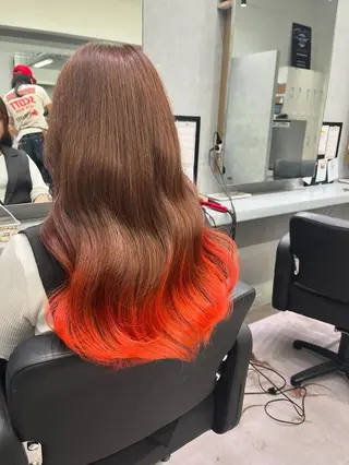 ロング カラー 鈴木 優斗のヘアスタイル