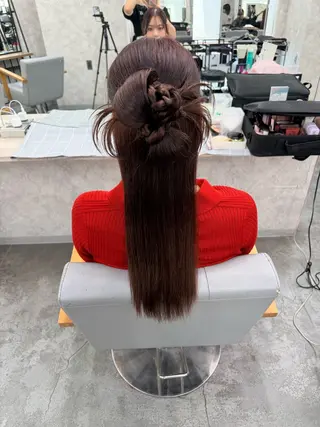 ロング ヘアアレンジ 💕ブリーチ/ヘアメ 🎀YUUKAのヘアスタイル