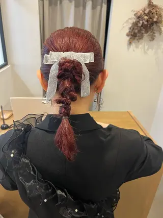セミロング カラー ブリーチなしカラー 🌿脇黒丸 彩のヘアスタイル