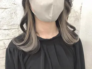 セミロング カラー ️韓国ヘア/レイヤー カット❤️Yūkaのヘアスタイル