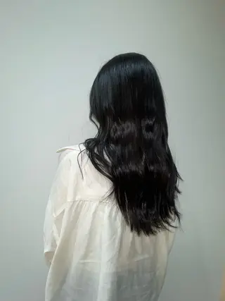 ロング カラー 十条/パーマ ゆづきのヘアスタイル