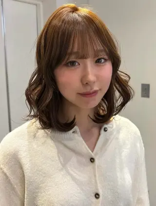 カラー 透明感カラー/レイヤ ーカットりこ🤎🫧のヘアスタイル