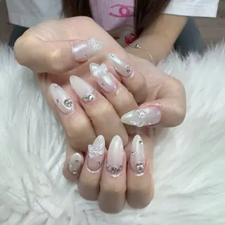 ネイル 🎀nana🫧 ワンホンネイル🎀のネイルデザイン