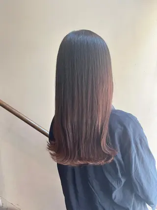 ロング カラー ヘアアレンジ 韓国好き🇰🇷 美容師MIKUのヘアスタイル
