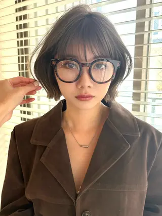 ショート くどうももか 浦和　ショート　ボブのヘアスタイル